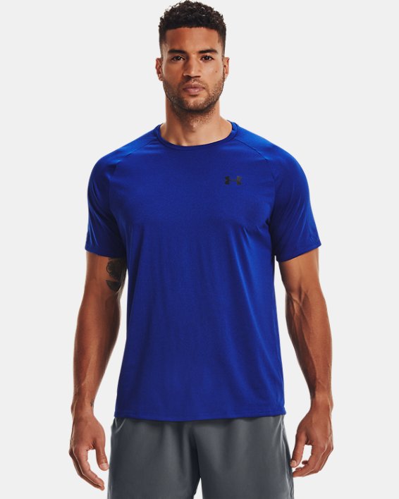 Men's UA Tech™ 2.0 Short Sleeve T-Shirt, Blue, pdpMainDesktop image number 0